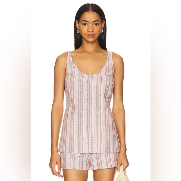 Faithfull the Brand Tops - Faithful the Brand Var Watermelon Stripe